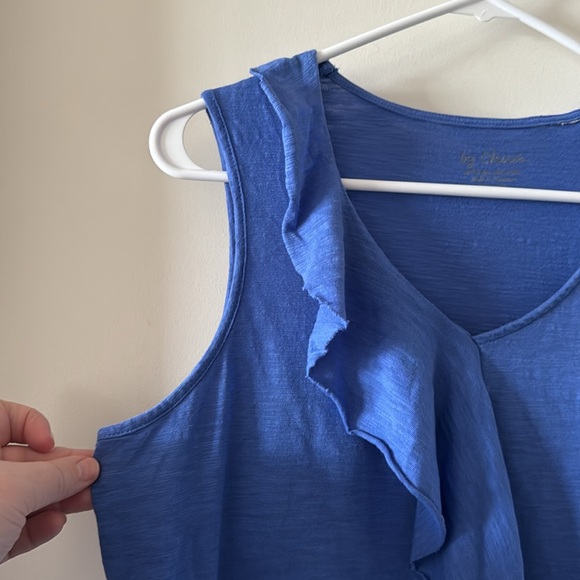 By Chico's Ruffle Tank - Picture 2 of 7